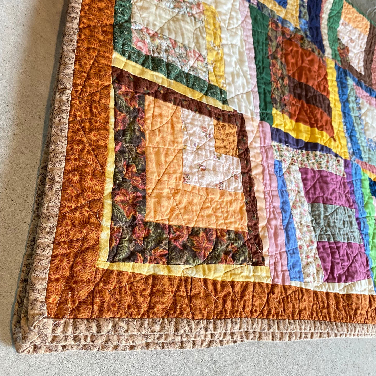 【USA vintage】quilting rug