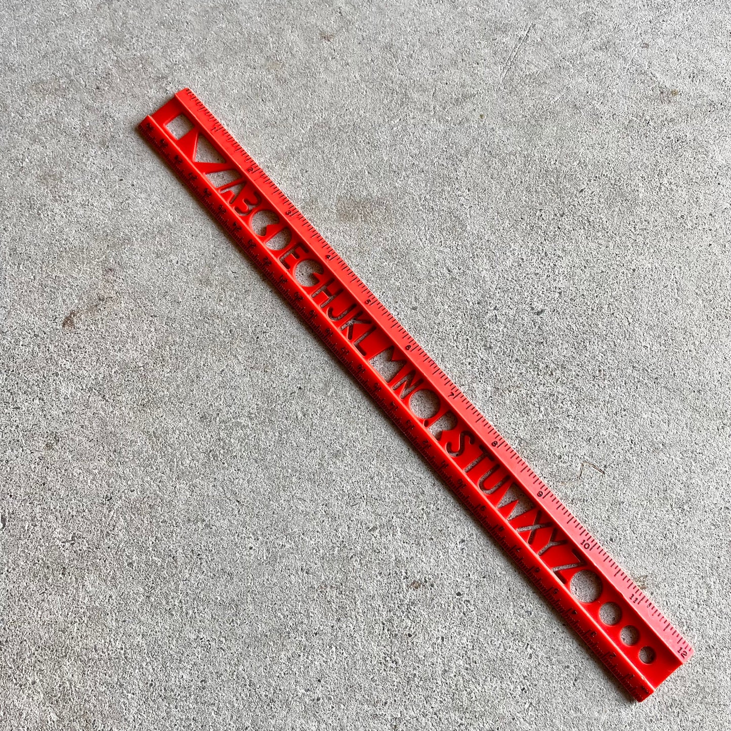 【USA vintage】Alphabet Ruler