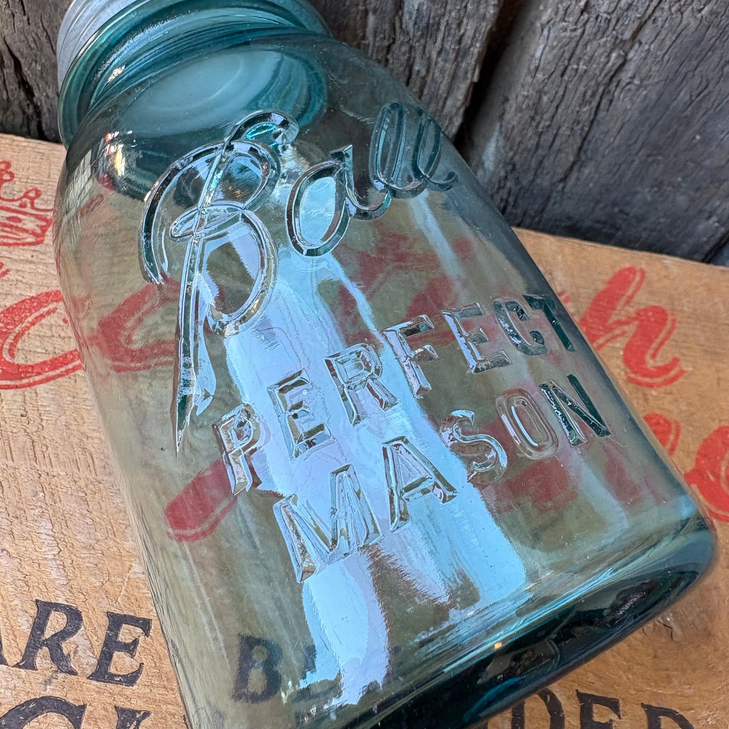 【1910s-1920s USA vintage】Ball PERFECT MASON JAR