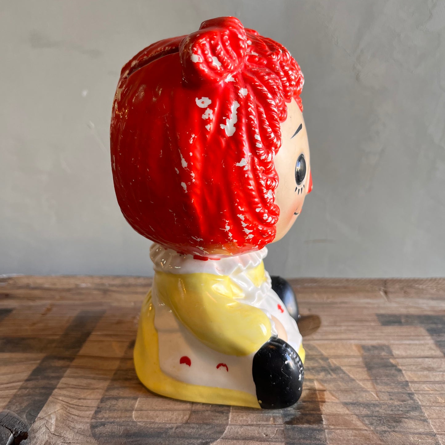 【USA vintage】Raggedy Ann Music Coin Bank