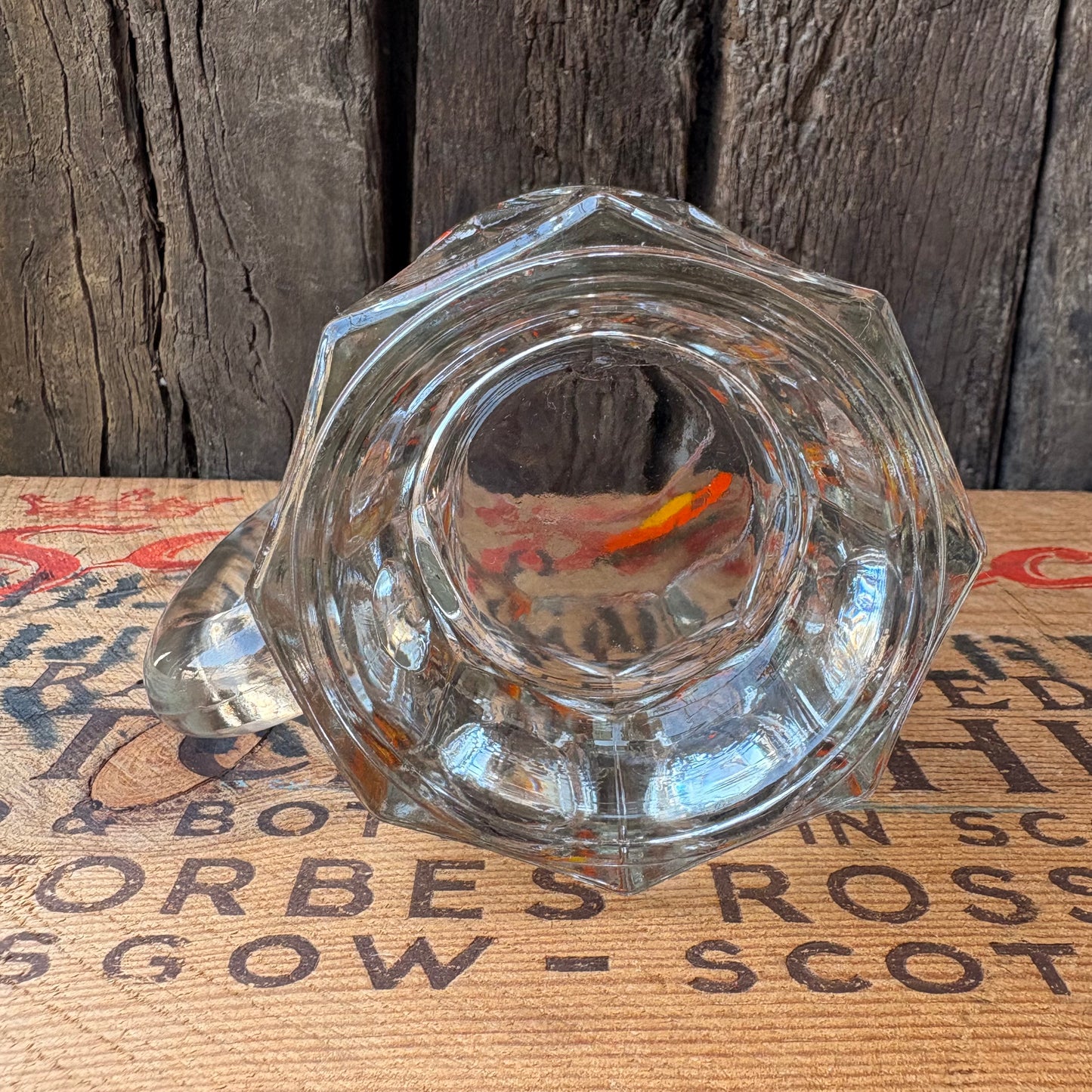 【USA vintage】CRUSH Glass Mug