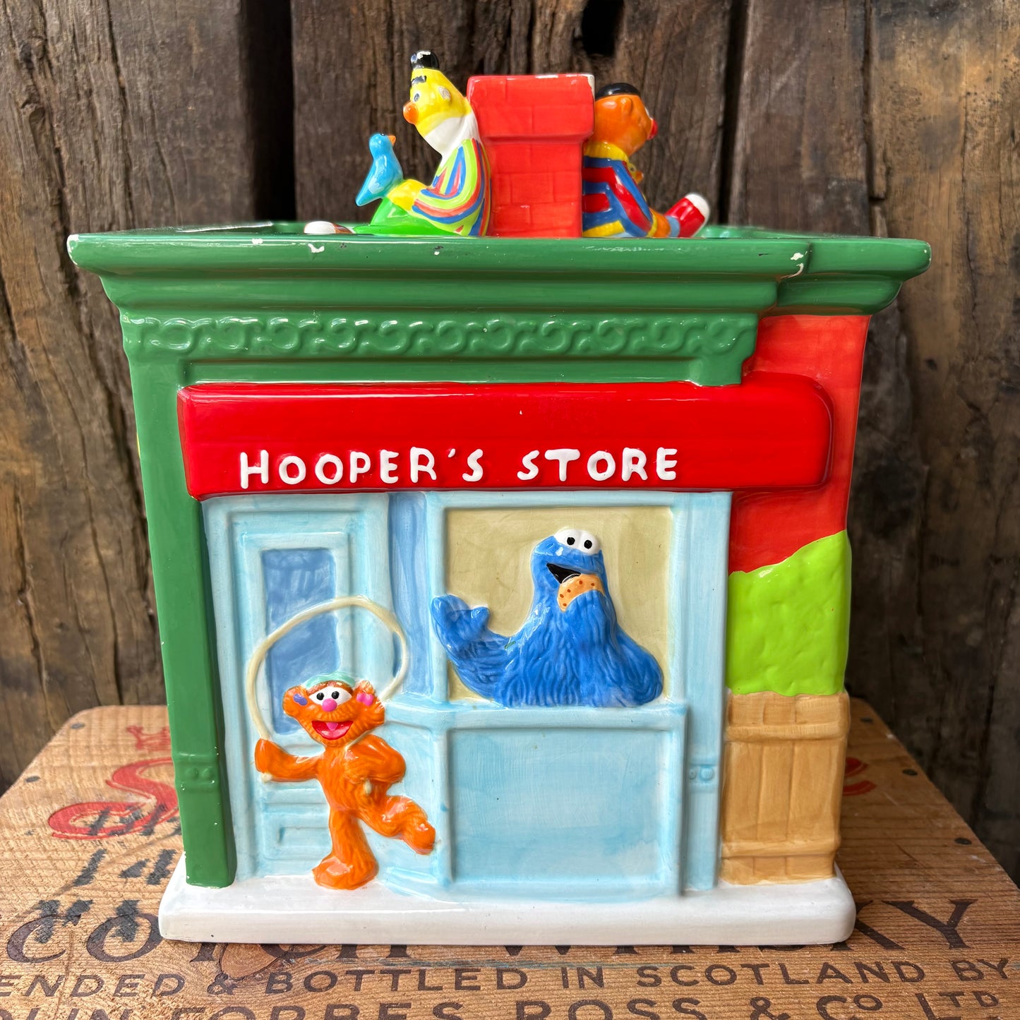 【2000s】Sesame Street Cookie Jar Treasure Craft