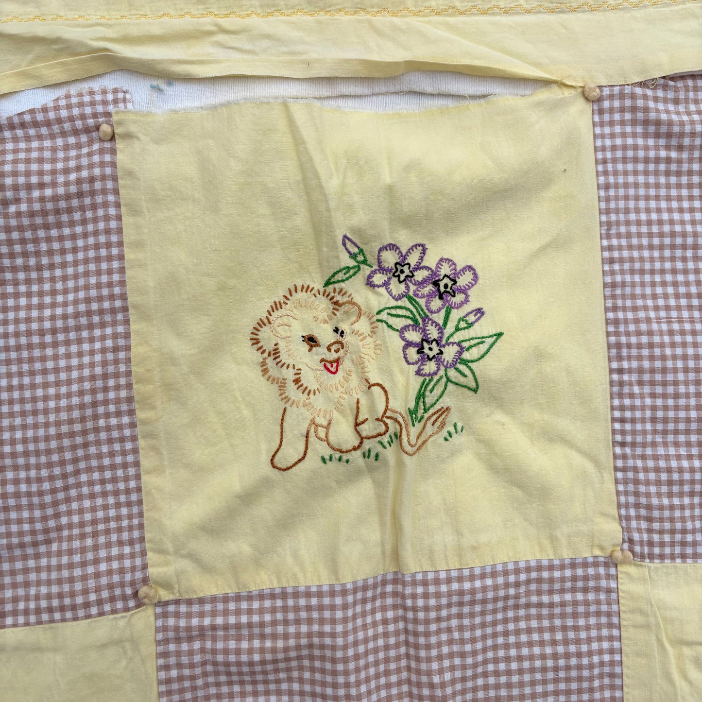 【1950s USA vintage】Baby Patchwork Quilt