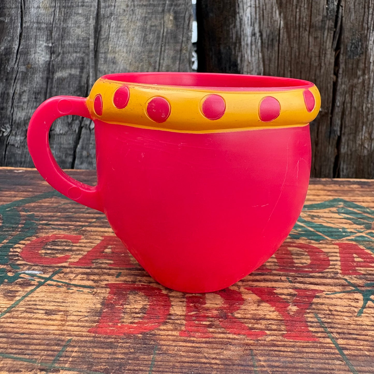 【1970 USA vintage】FunnyFace mug cup Loud Mouth Punch