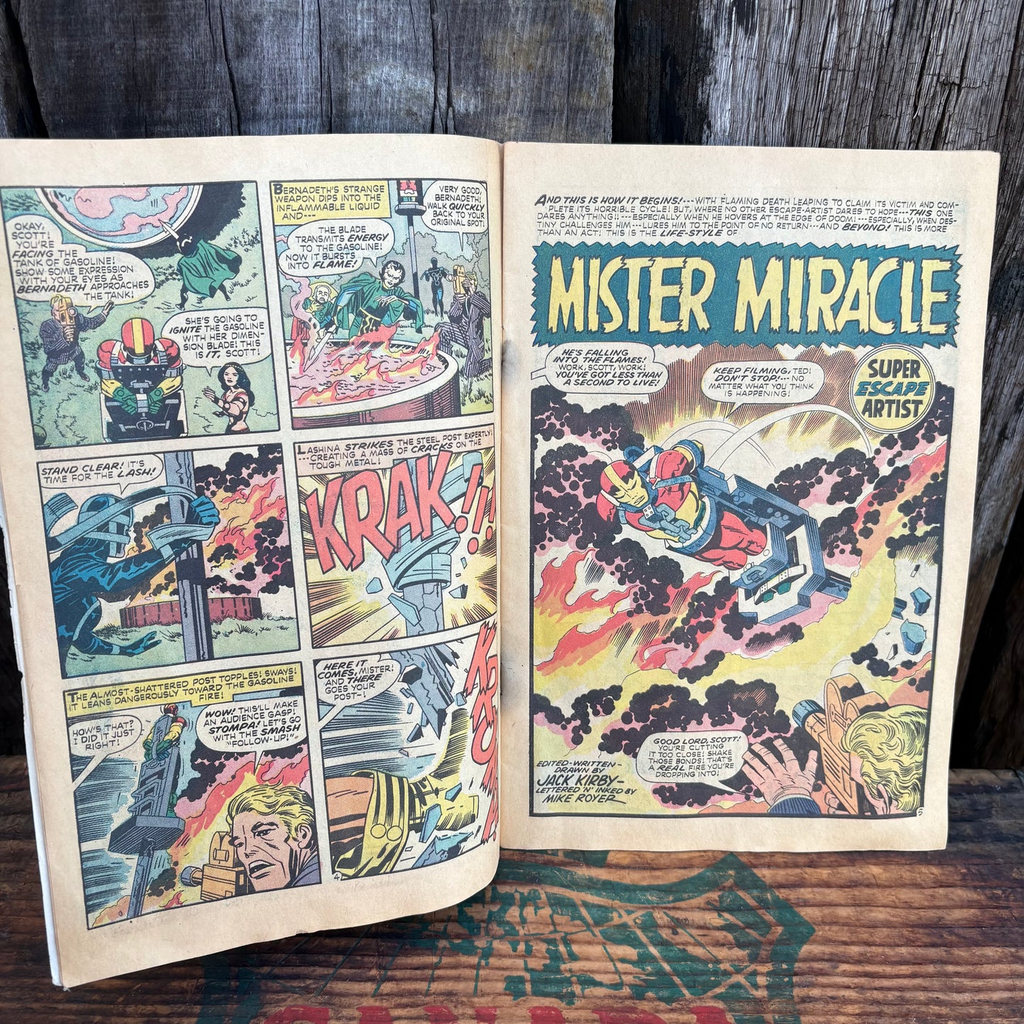 【1972 USA vintage】American comic MISTER MIRACLE