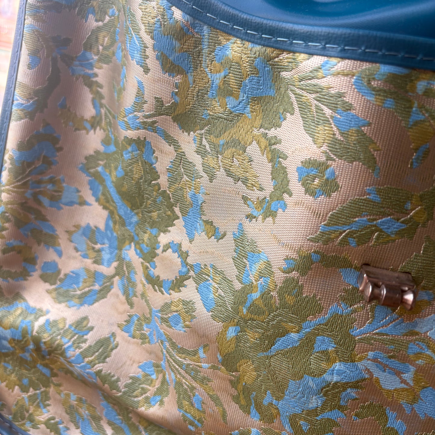 【1960s USA vintage】Floral Tapestry Hand Bag