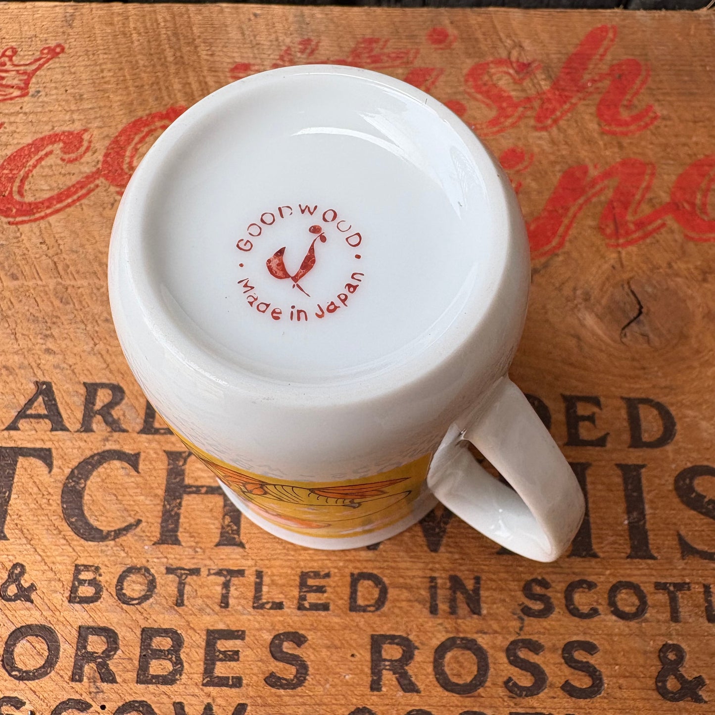 【1970s JAPAN】mushroom coffee mugcup