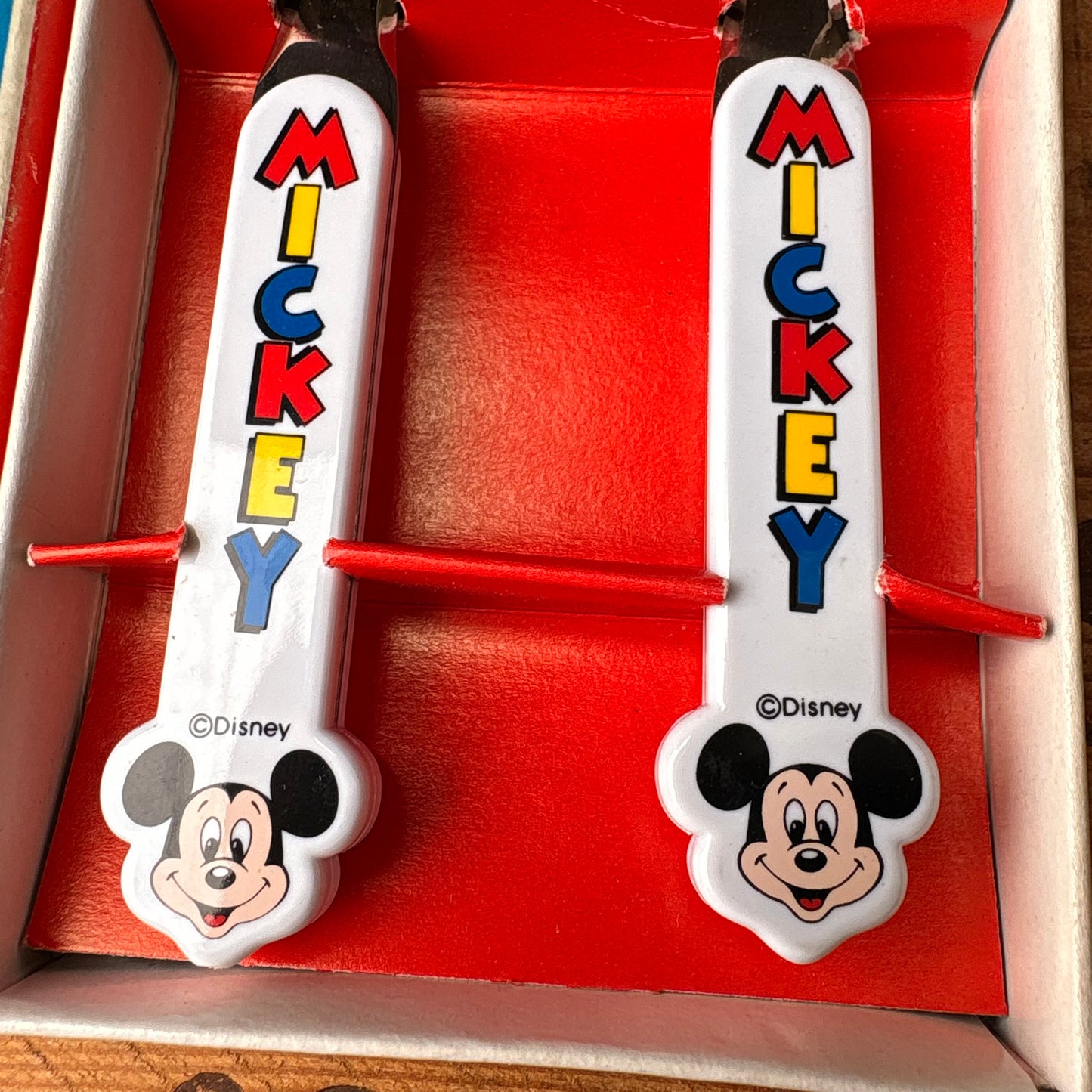 【vintage】Disney MICKEY Spoon & Fork Set