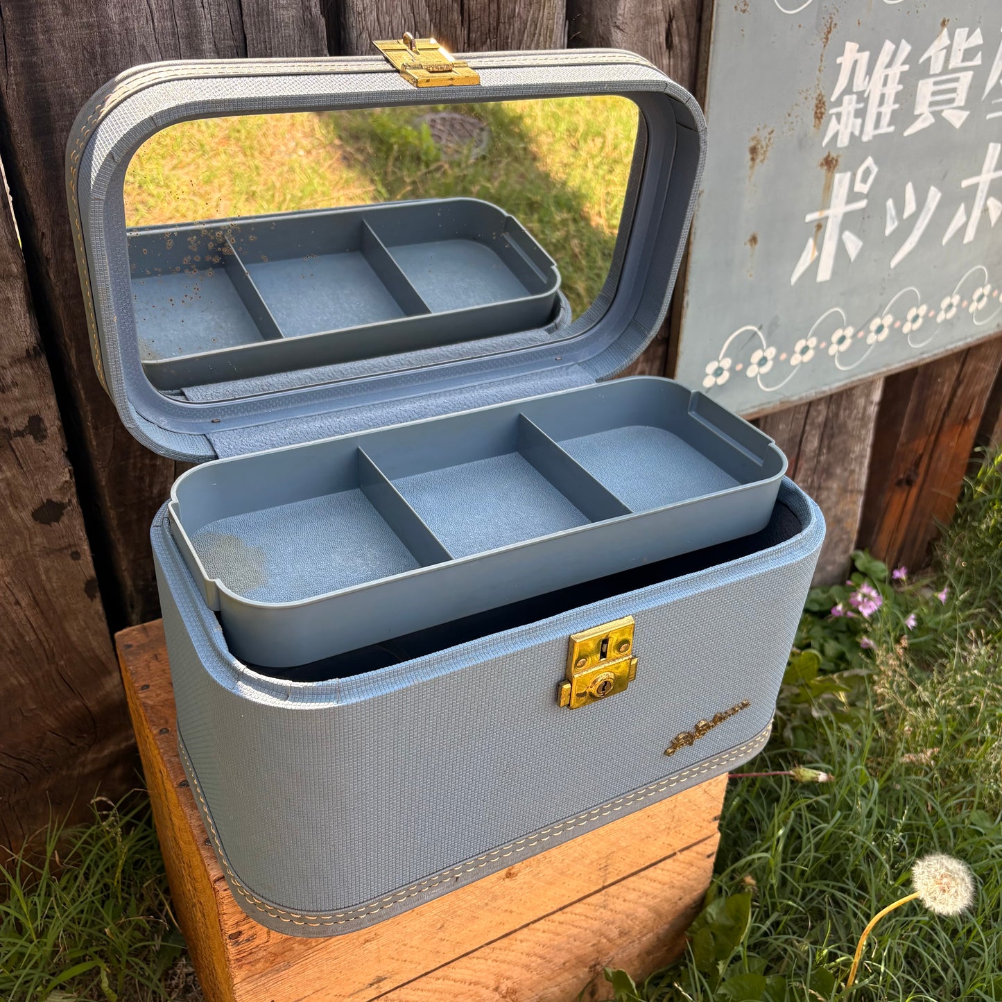 【1950s USA vintage】Baltimore Luggage Train Case