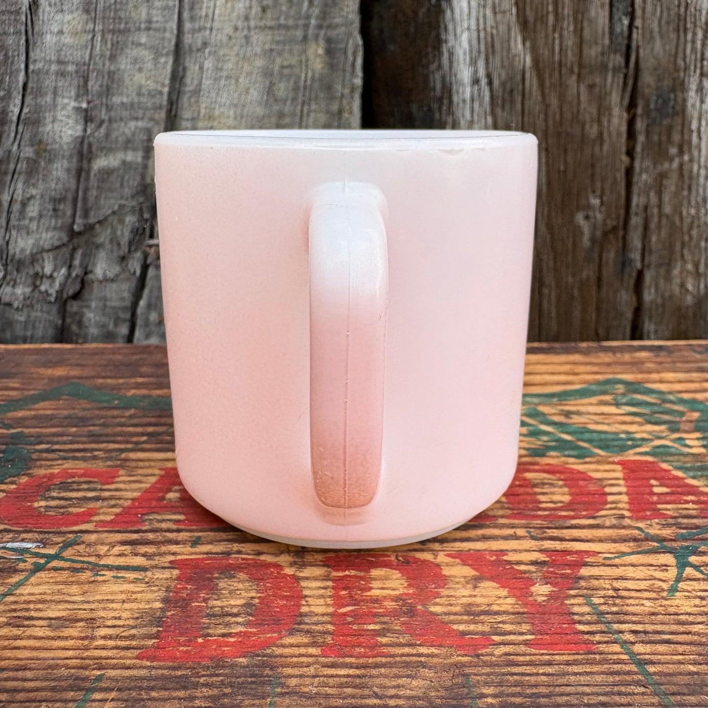 【1960s-1970s】FEDERAL mug cup pink