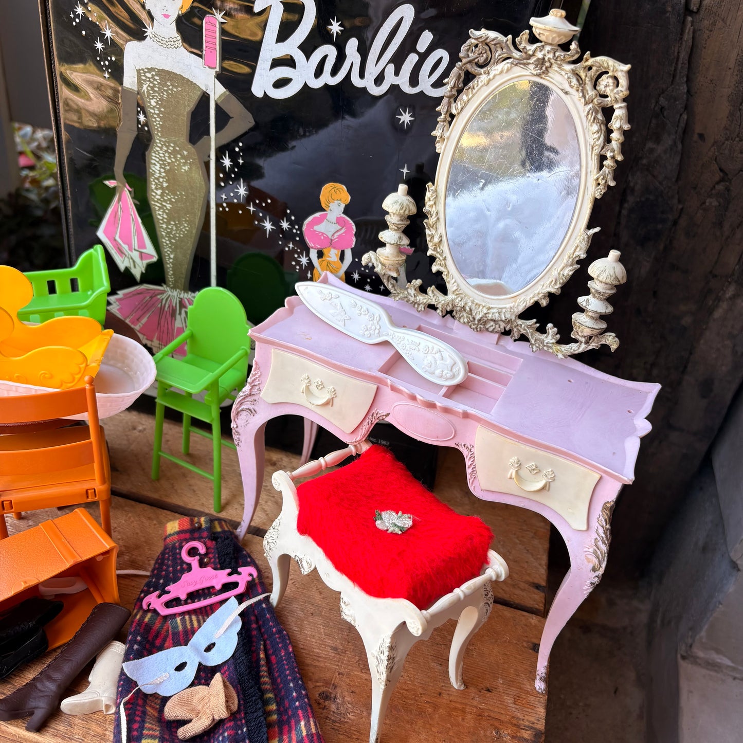 【1960s USA vintage】Barbie Wardrobe Carrying Case