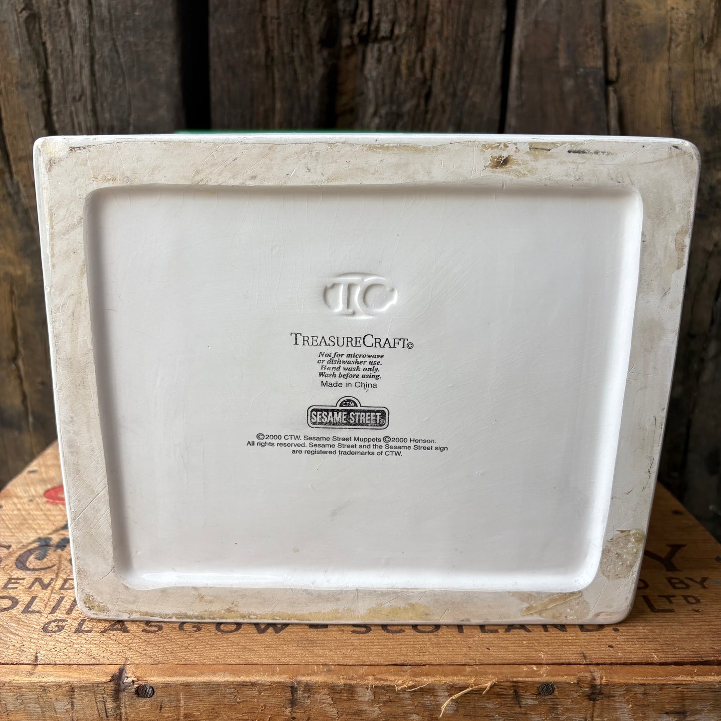 【2000s】Sesame Street Cookie Jar Treasure Craft