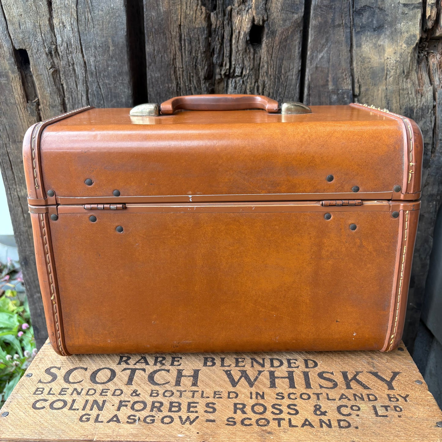 【1940s-1950s USA vintage】Samsonite Train Case