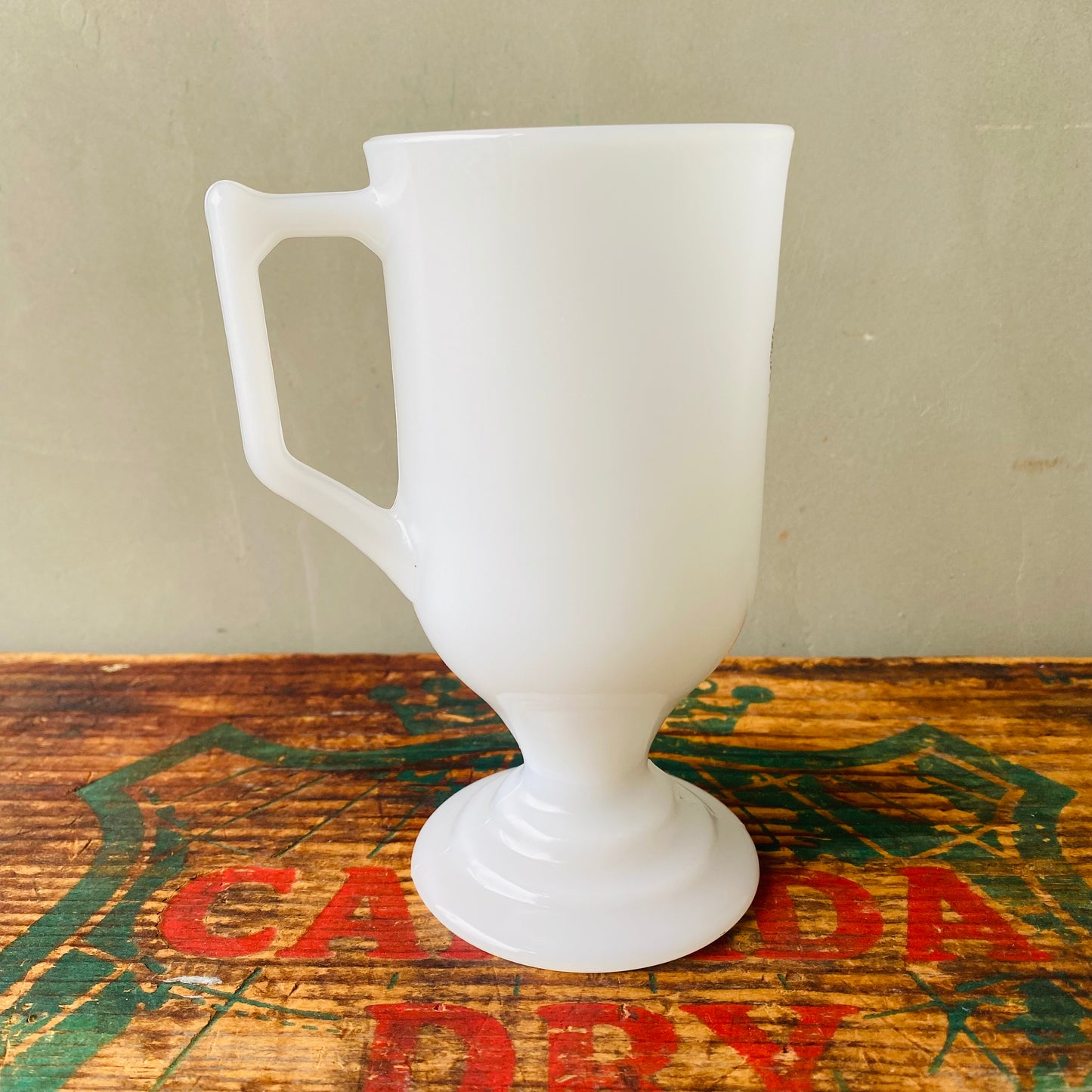 【USA vintage】federal footed mug