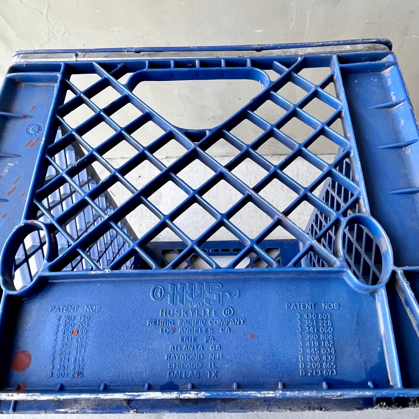 【USA vintage】Knudsen Milk Crate