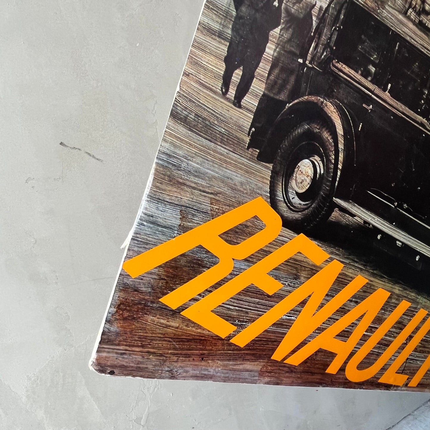 【vintage】Renault 1932 アートスチレンボード