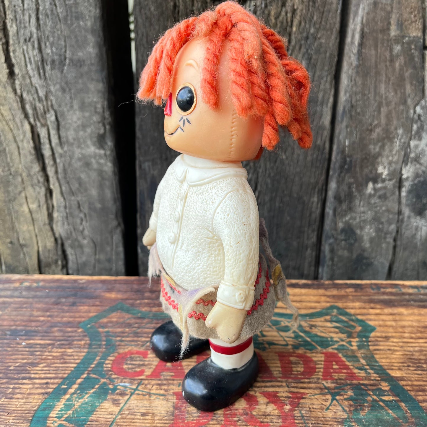 【USA ‘74 vintage】Raggedy Ann Coin Bank Ann