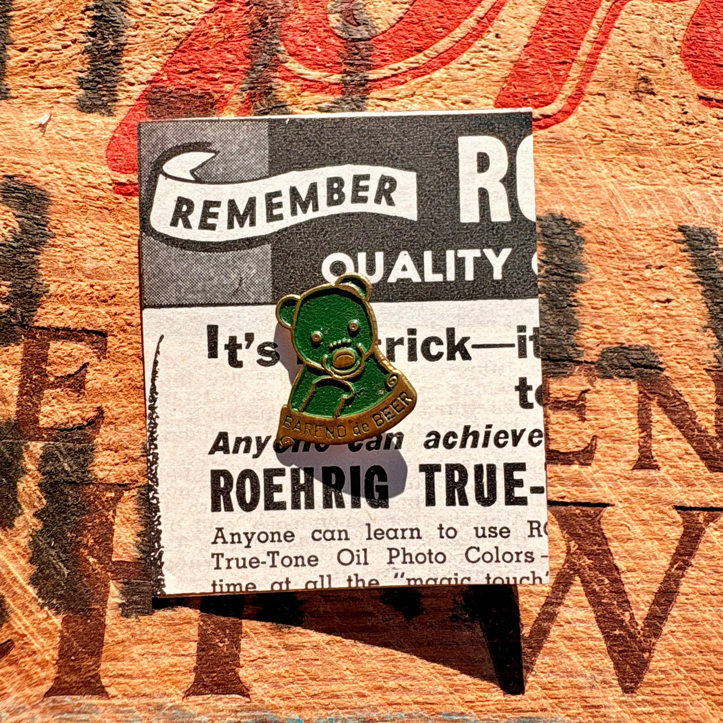 【-1950s Euro vintage】Advertising Hat Pin Pins 10