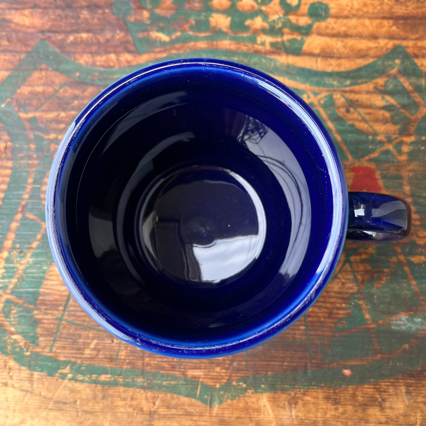 【USA vintage】Fiesta Mug Cup navy