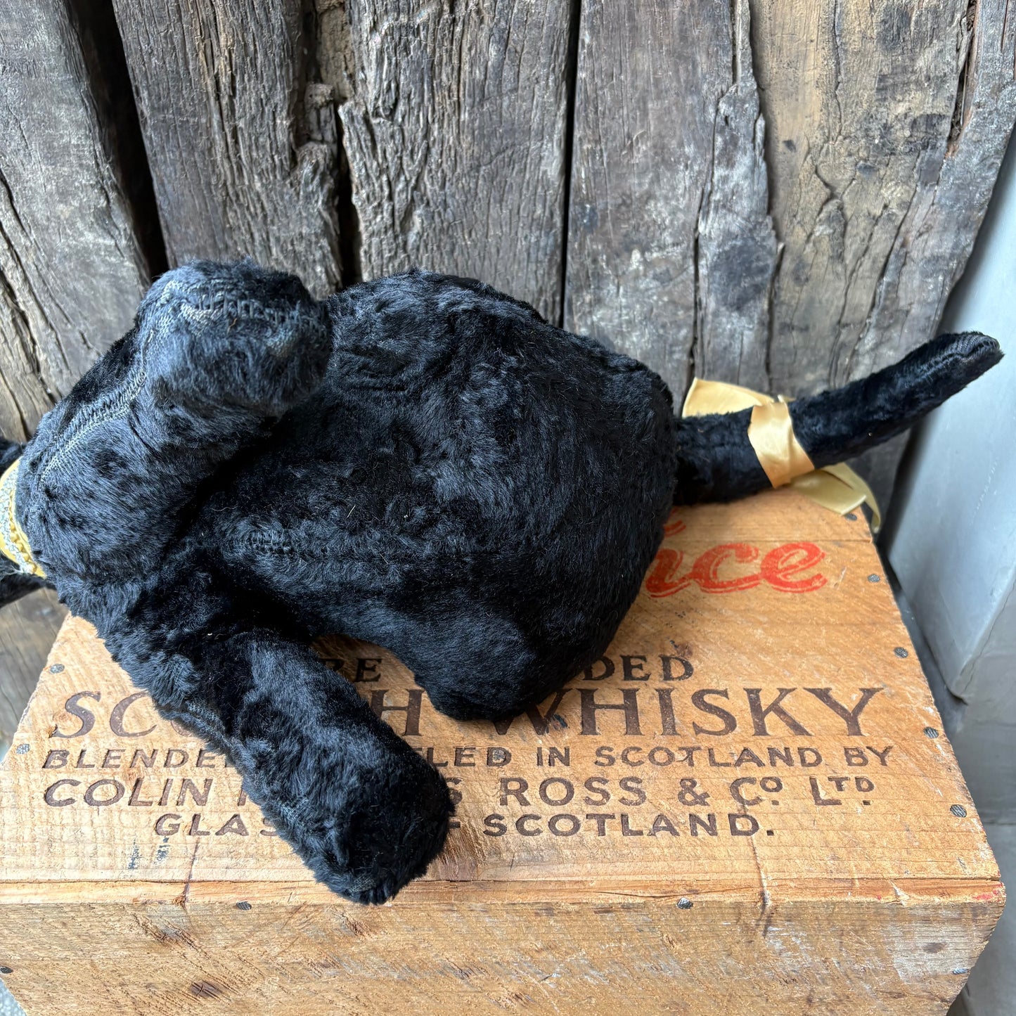 【1960s USA vintage】“Boo Boo Kitty” Black Cat Plush