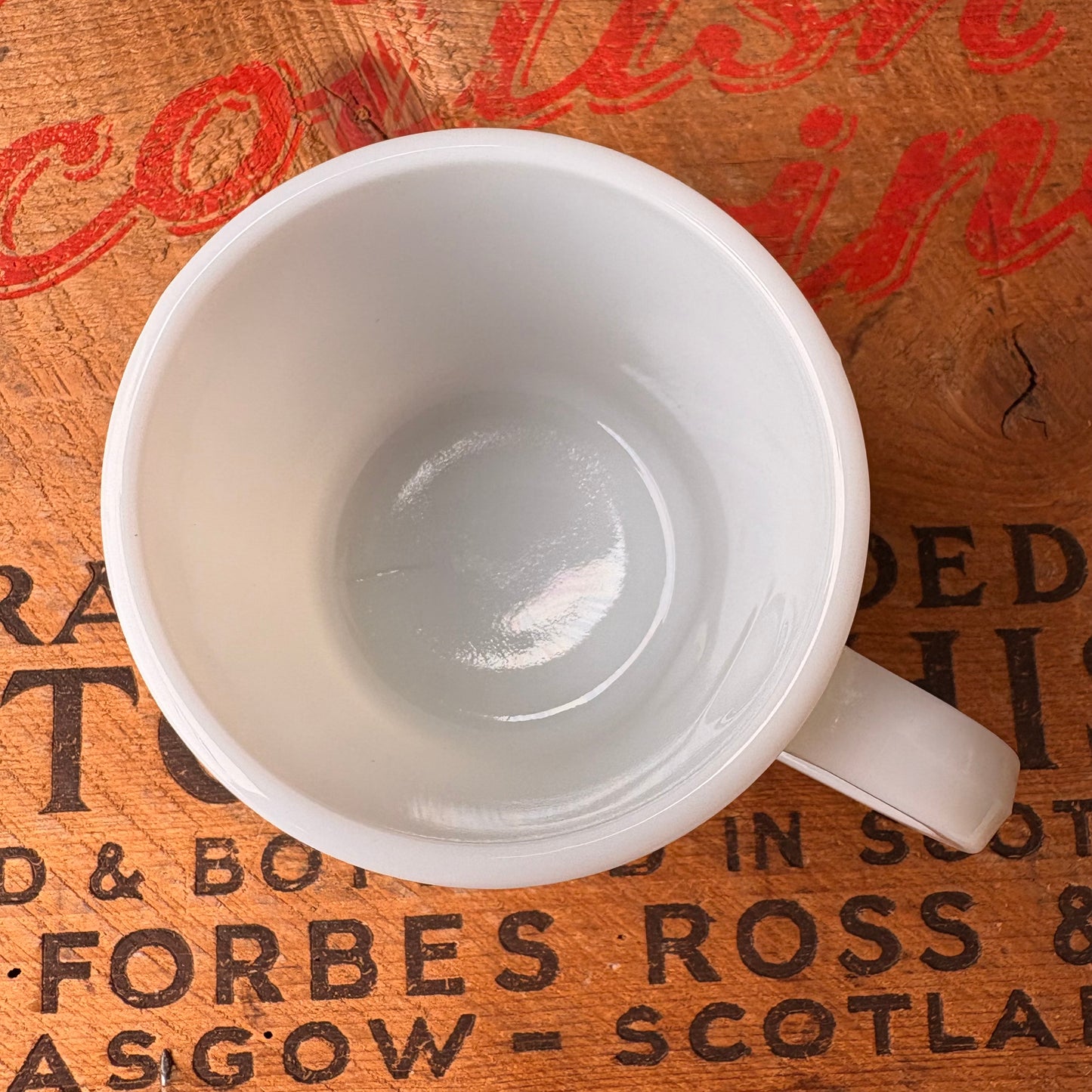 【USA vintage】Hazel-Atlas Milk Glass Mug