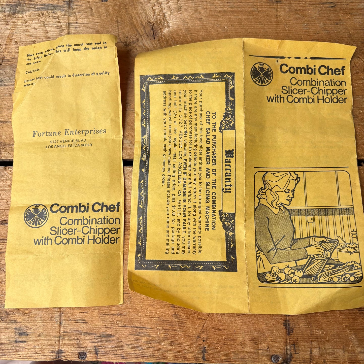 【1970s USA vintage】Combi Chef Combination Slicer-Chipper
