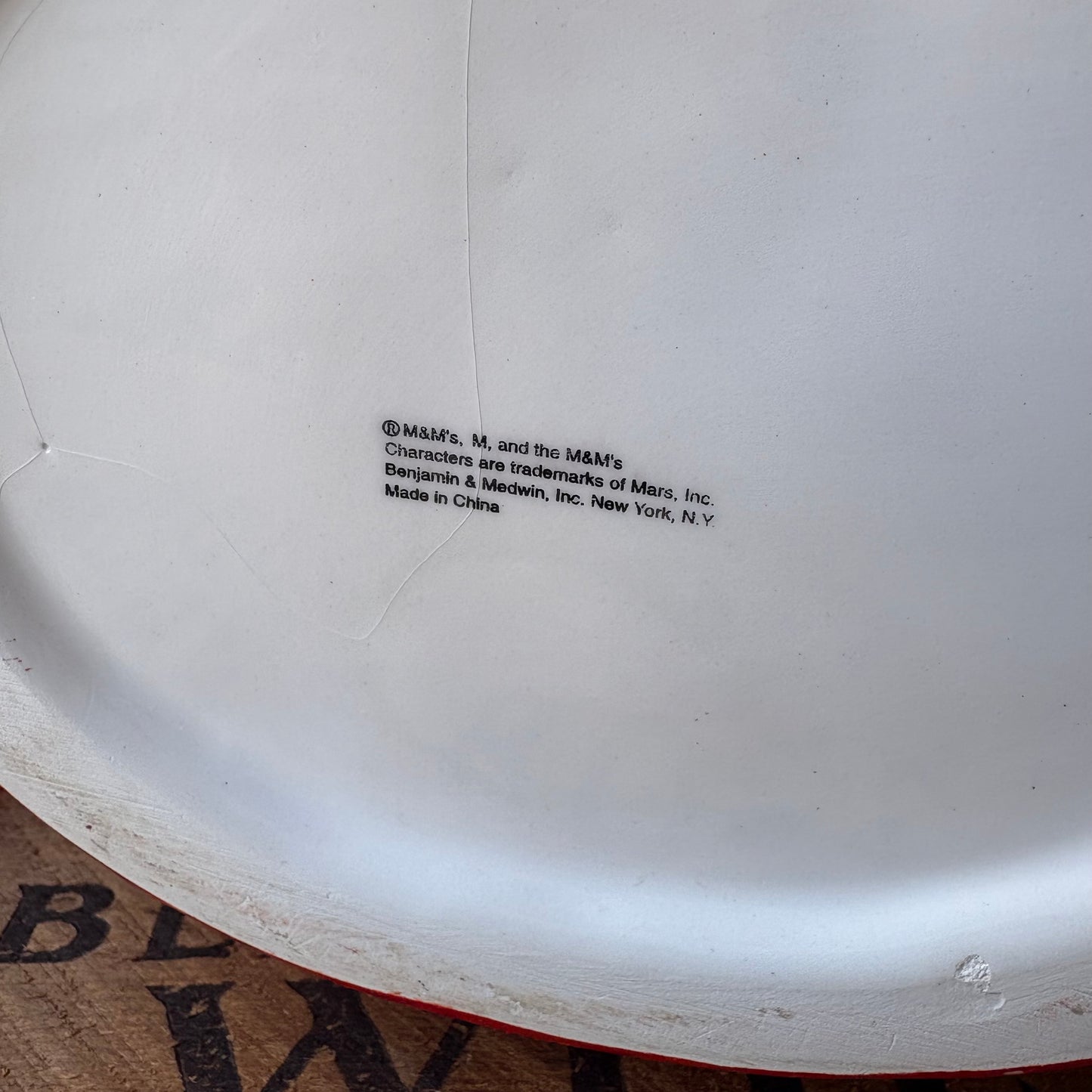 【1990s-2000s】M&M’s Red Ceramic Cookie Jar