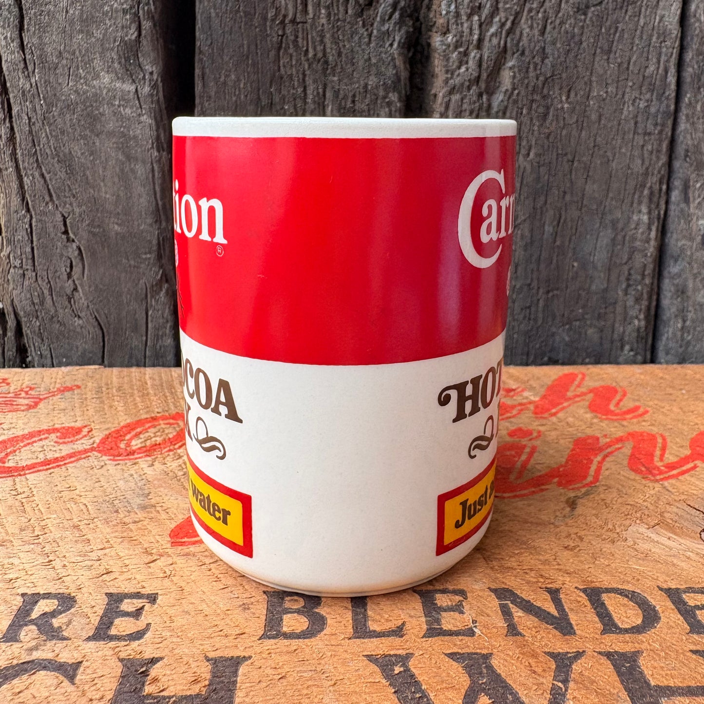 【1970s-1980s USA vintage】Carnation HOT COCOA MIX Mugcup
