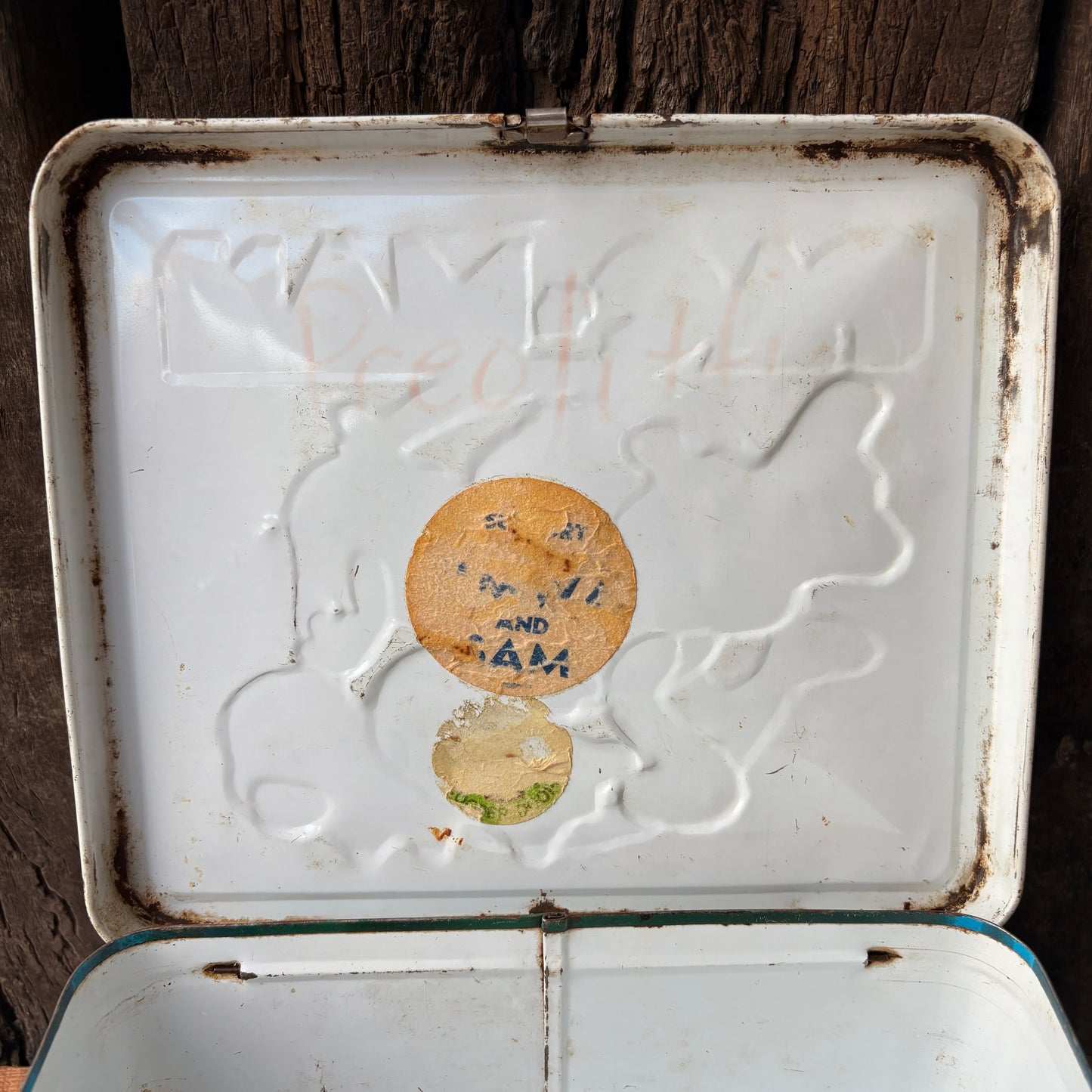 【1980s USA vintage】PAC-MAN tin lunch box