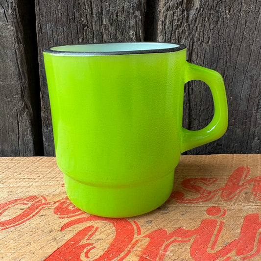 【1960s USA vintage】Fire-King Green