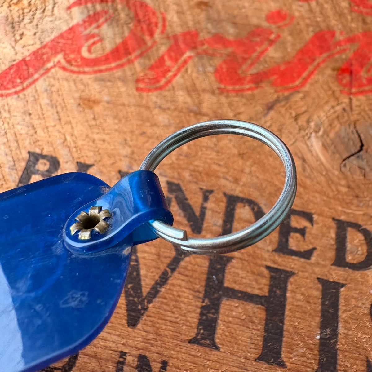 【1990s USA vintage】Key Ring THE BAPTIST FOUNDATION of Oklahoma