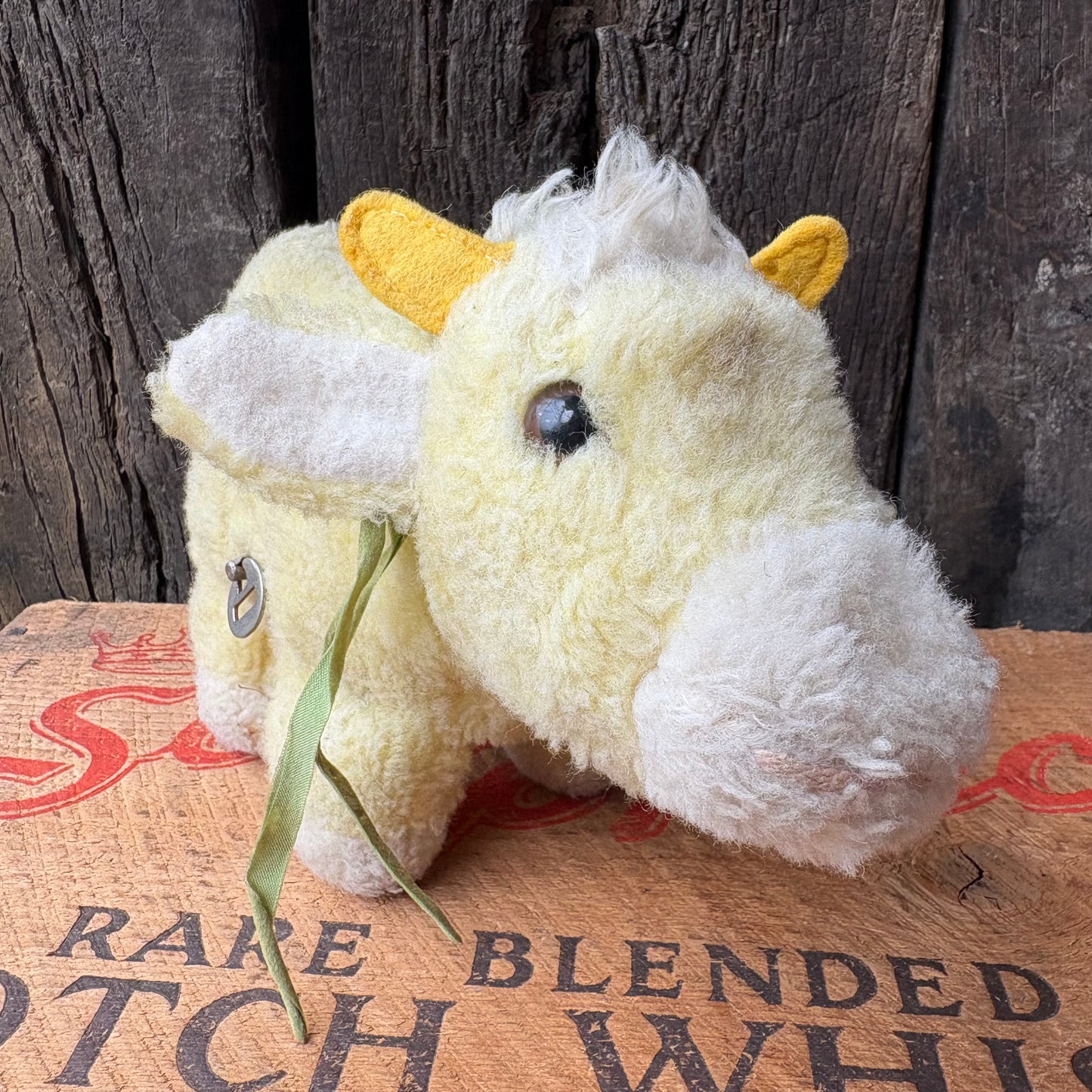 【1970s USA vintage】Eden Musical Cow Plush