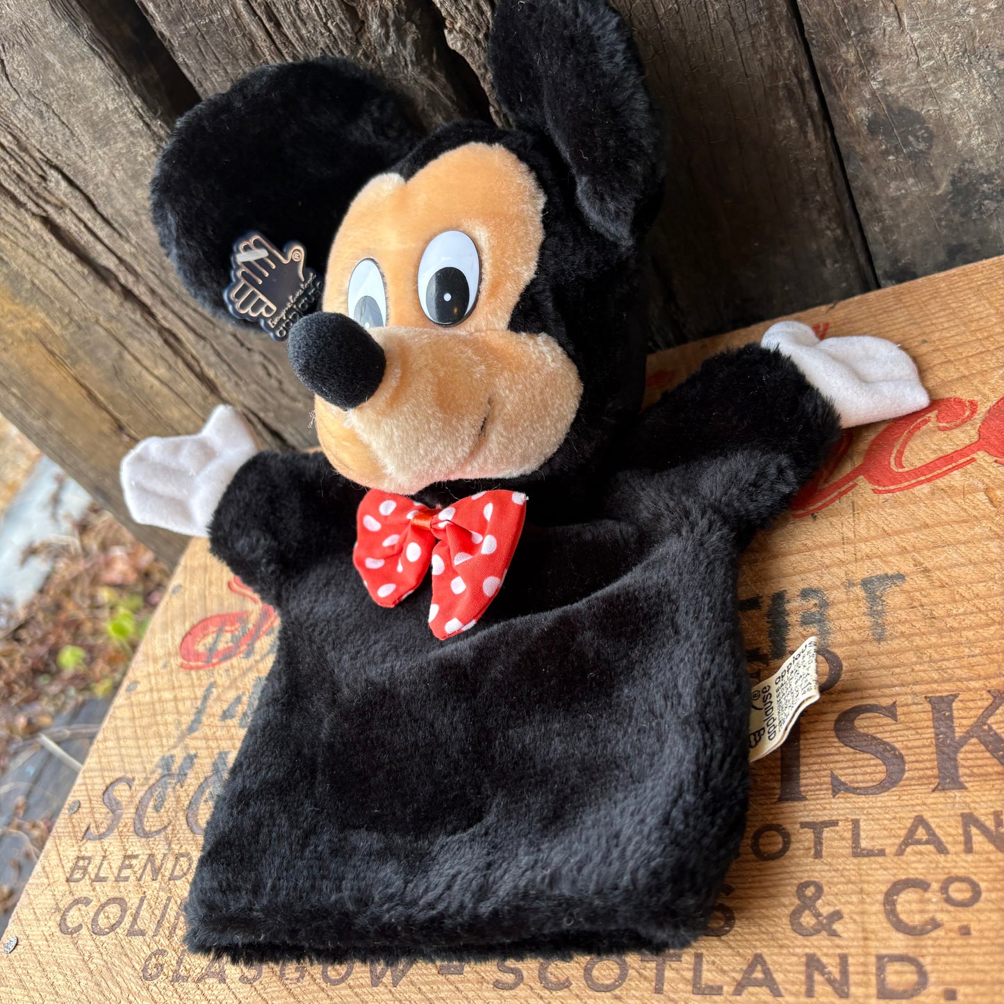 【1980s vintage】Mickey Mouse Hand Puppet Applause