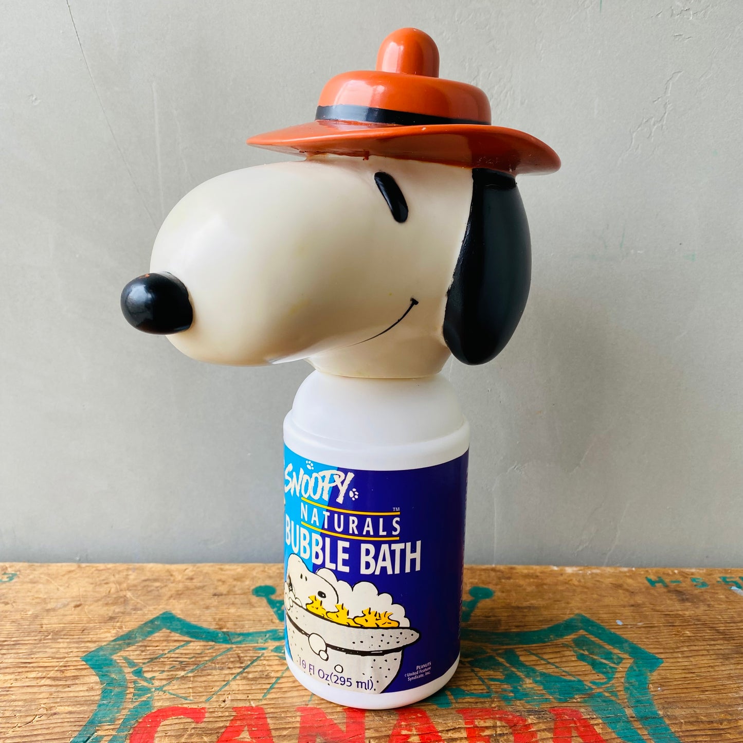 【USA vintage】SNOOPY BUBBLE BATH BOTTLE ①