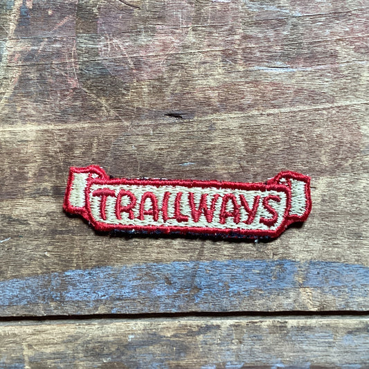 【USA vintage】ワッペン　TRAILWAYS トレイルウェイズ