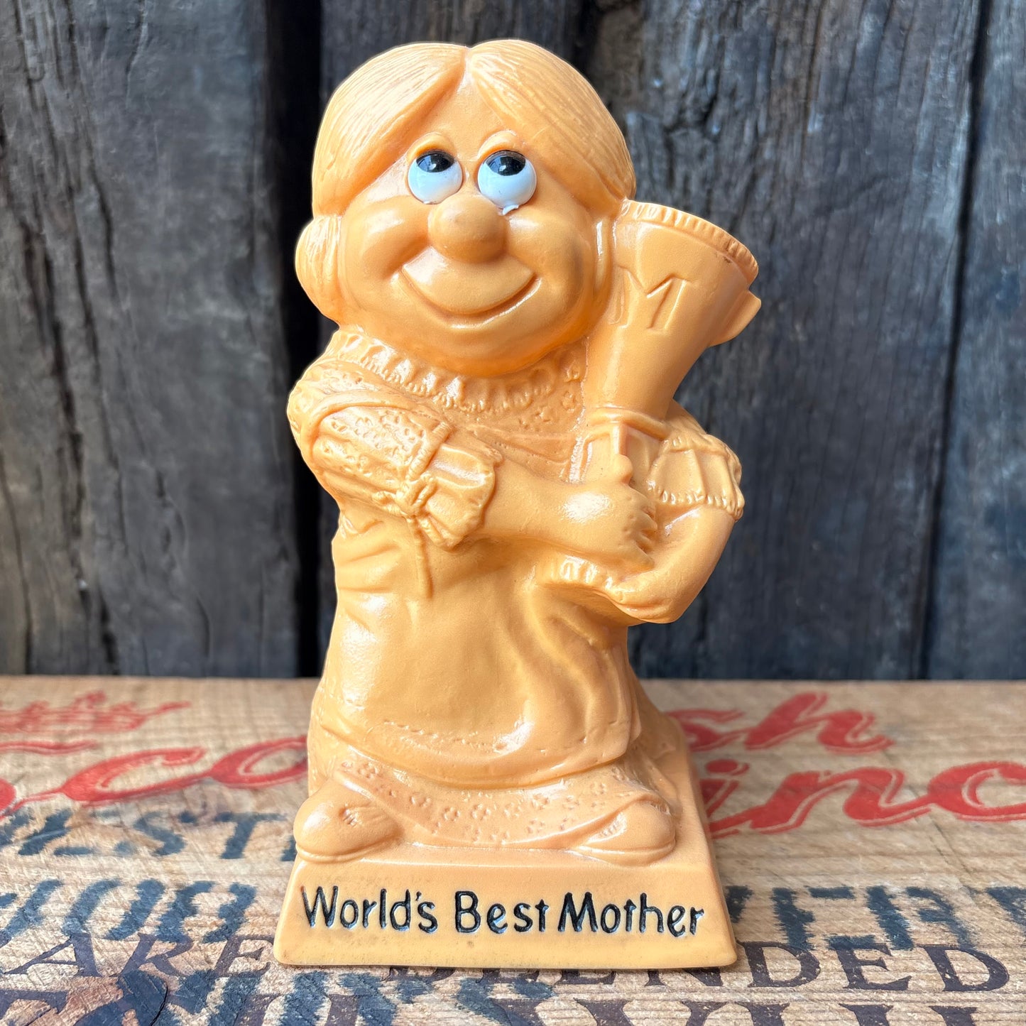 【1970 USA vintage】Message DollWorld’s Best Mother