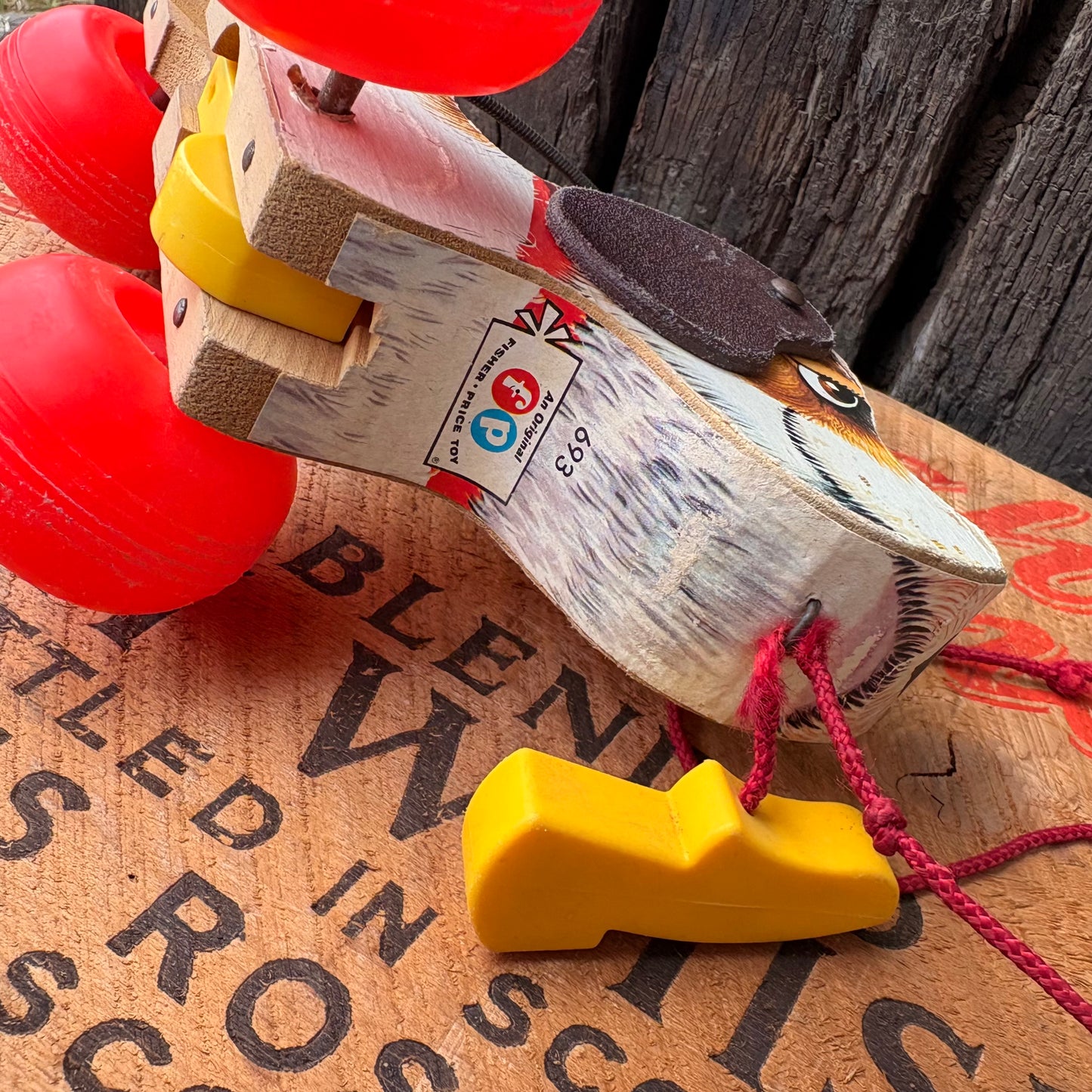 【1960s USA vintage】FISHER-PRICE LITTLE SNOOPY toy