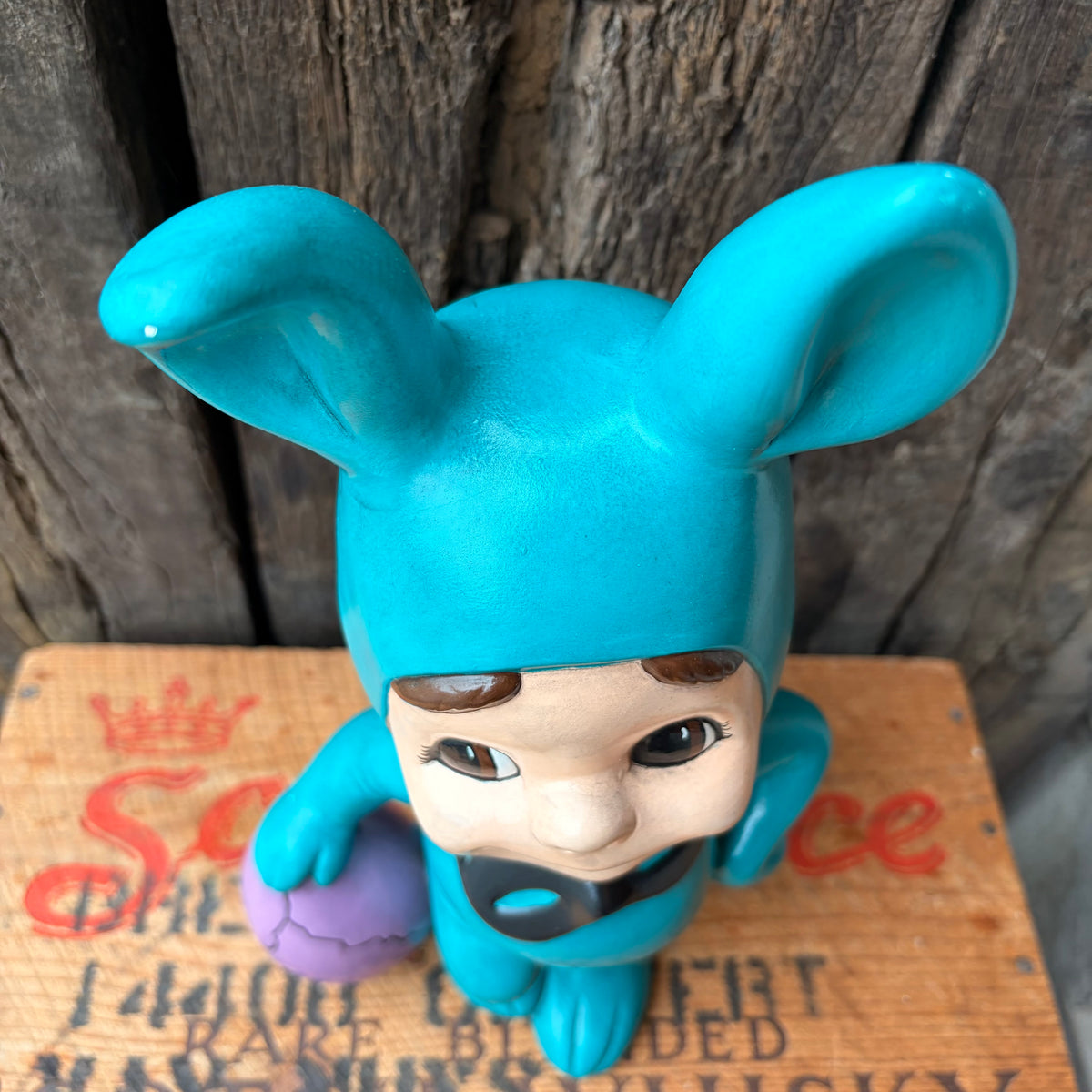 【USA vintage】Atlantic Mold Easter Bunny Ceramic Figure