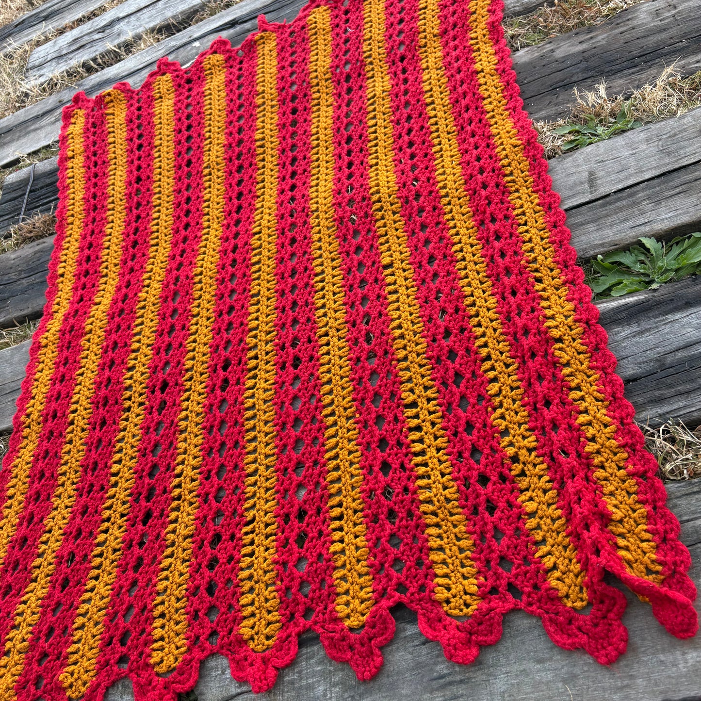 【USA vintage】granny blanket