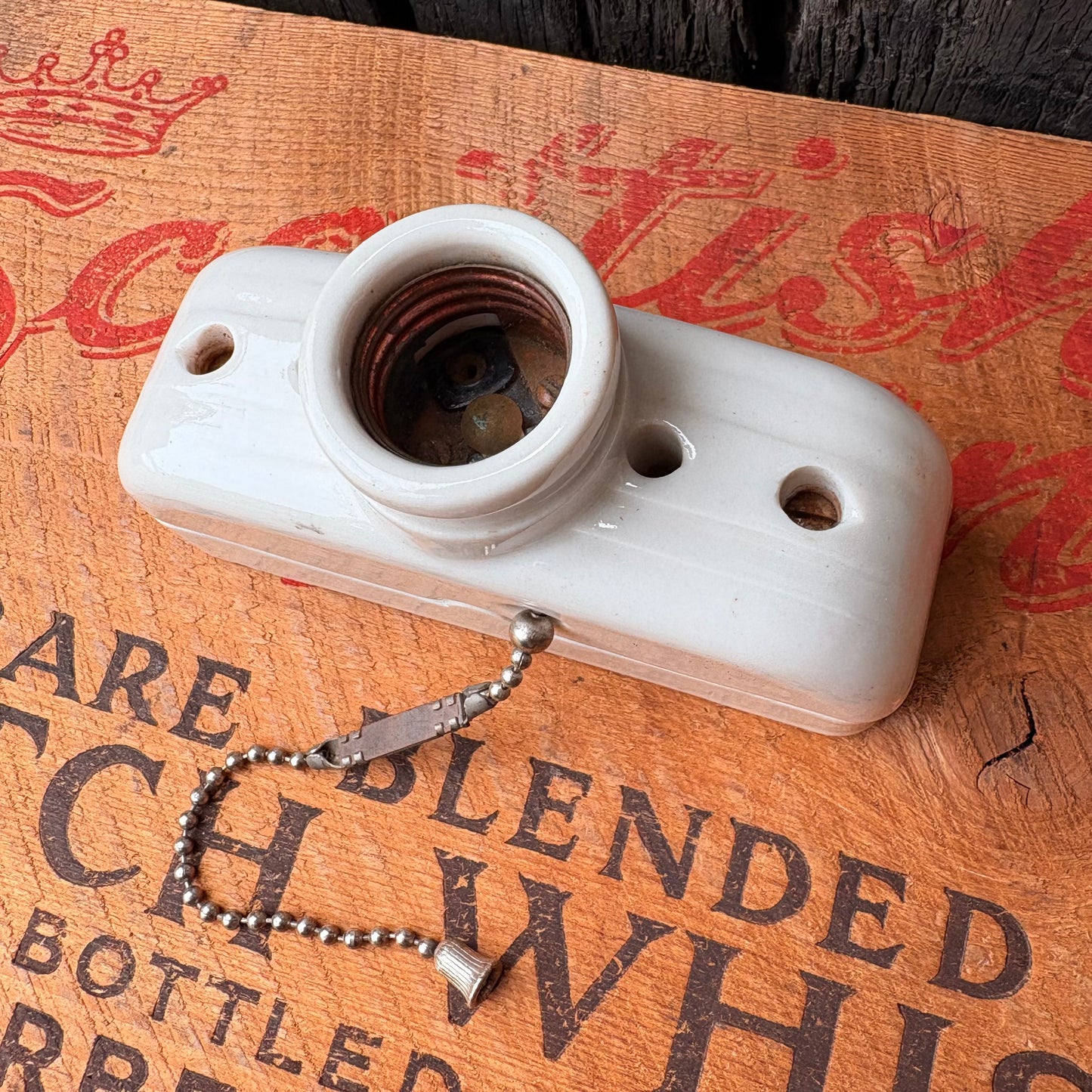 【1920s USA vintage】PP-Inc. wall/ceiling light Receptacle