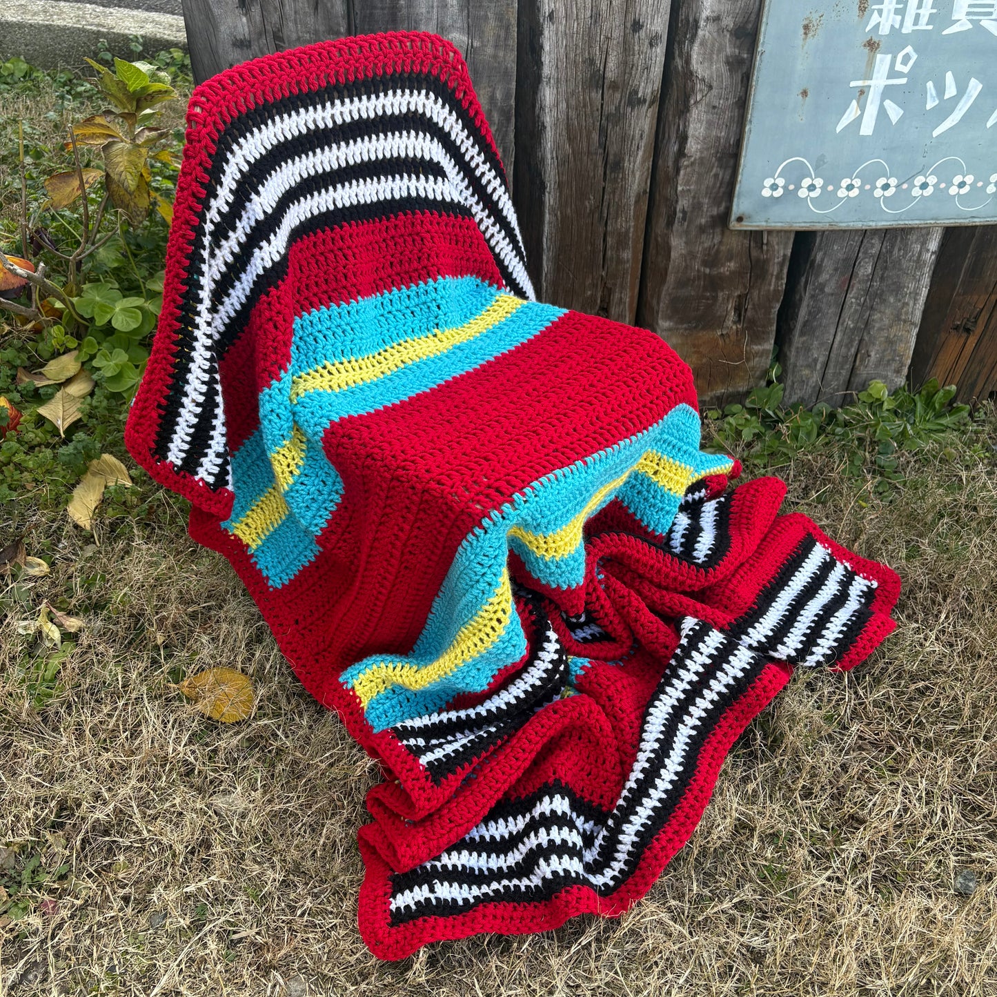 【USA vintage】granny blanket