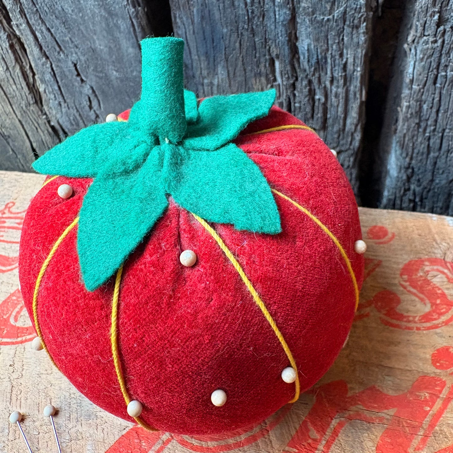 【1970s JAPAN Vintage】 Tomato Pincushion