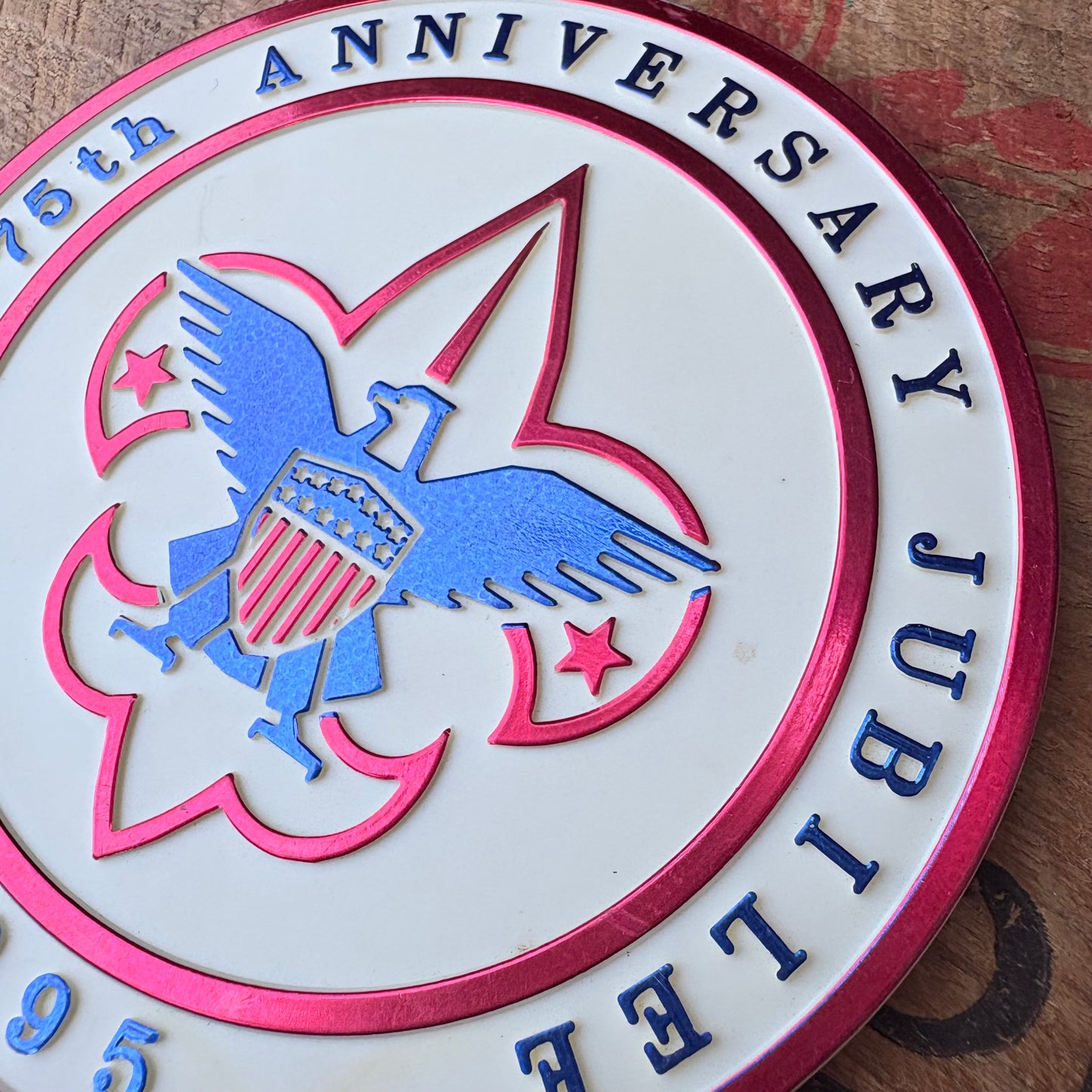 【1990s USA vintage】BOY SCOUT Orange County Council 75th Emblem