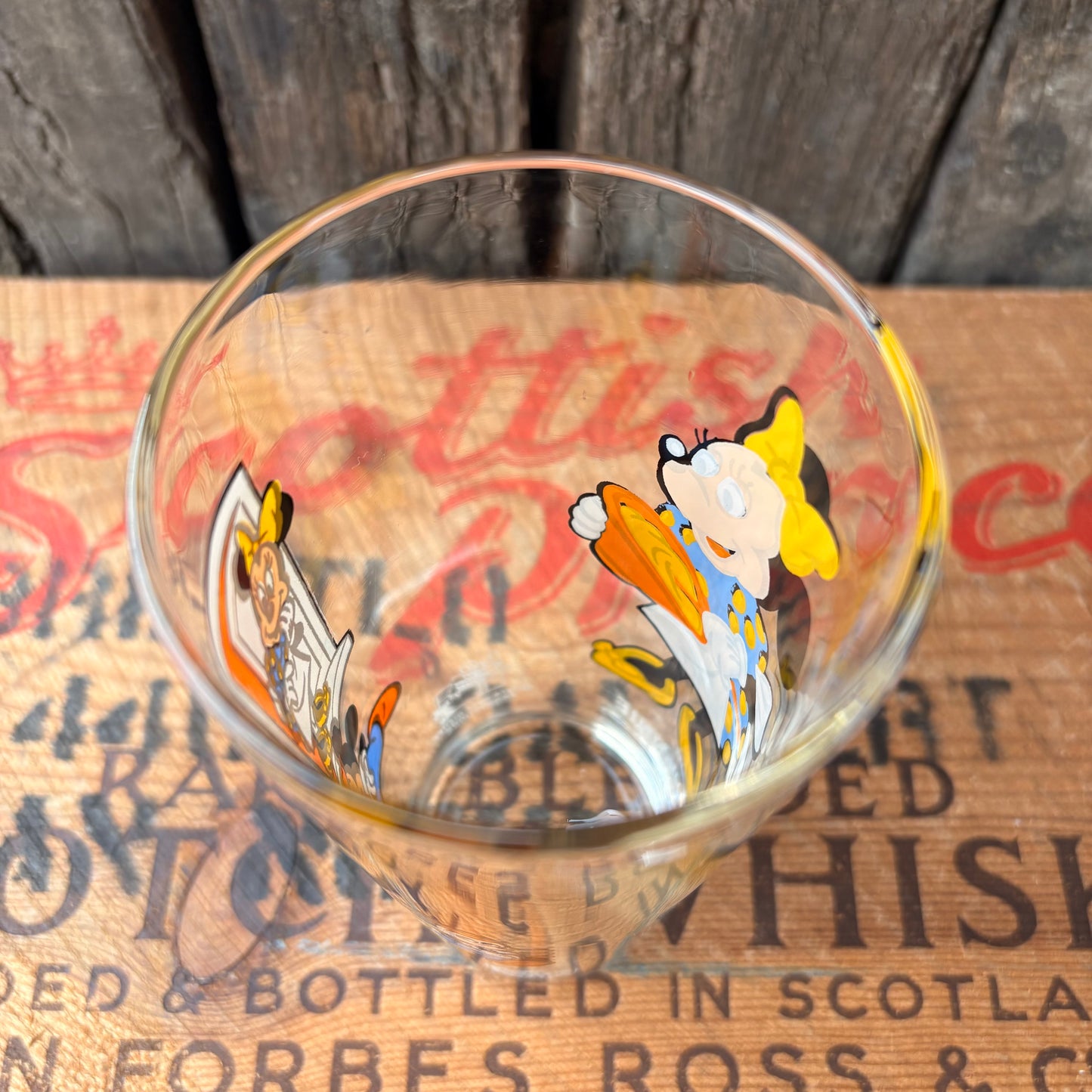 【1970s USA vintage】PEPSI Collector Series Disney Minnie Glass