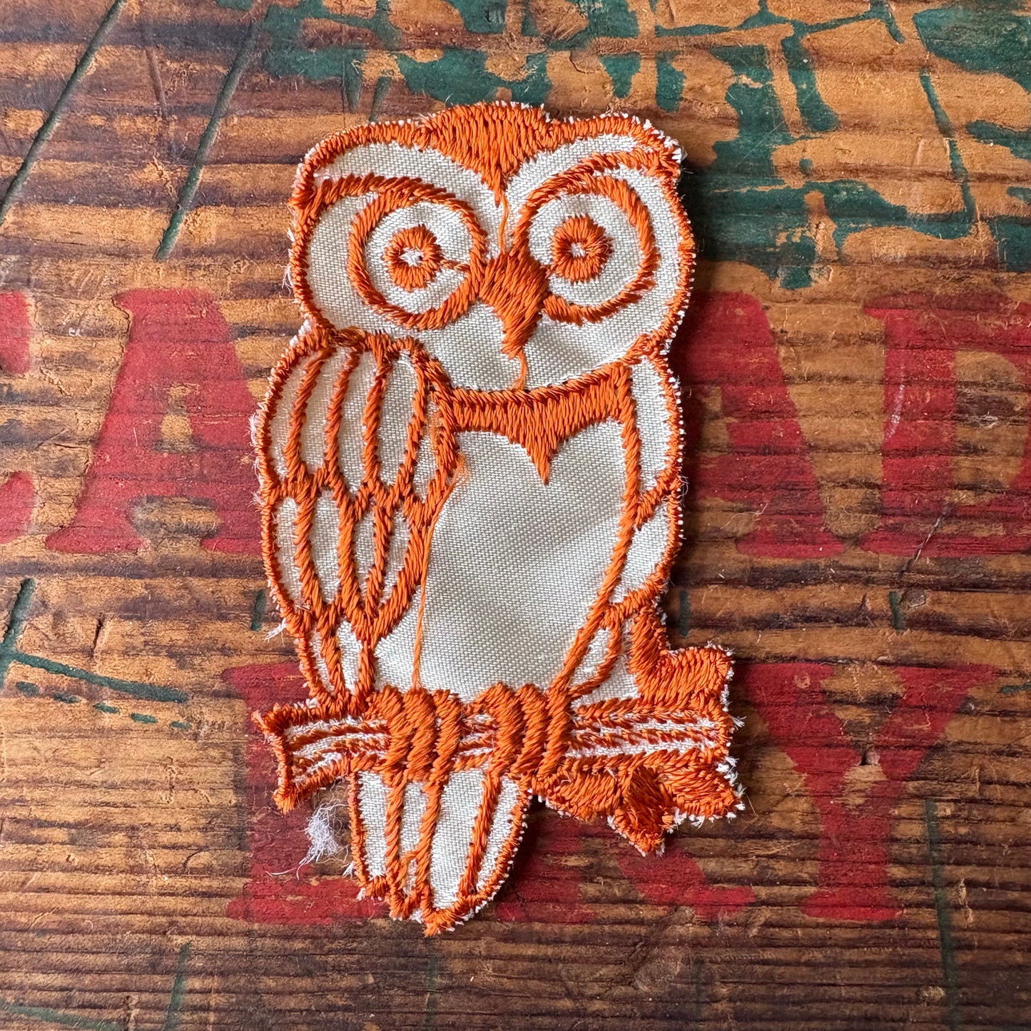 【1970s USA vintage】Wappen owl