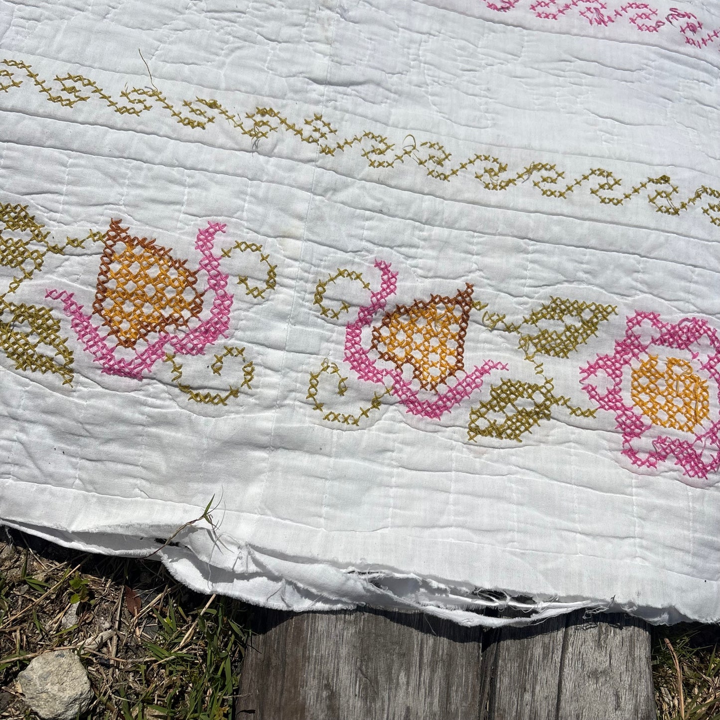 【USA Vintage】Floral Quilt