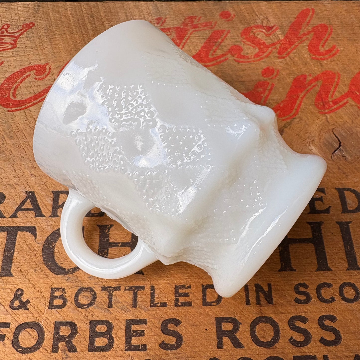 【1977- USA vintage】Fire-King Kimberley mug White