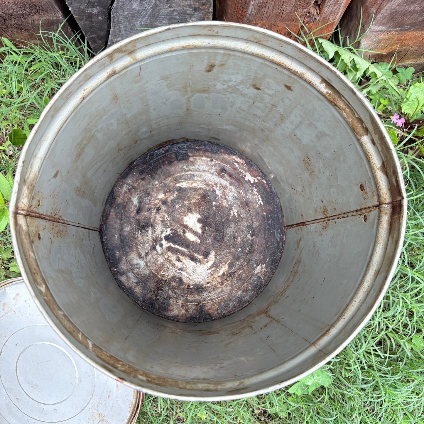【1950s-1960s USA vintage】KRAFT Pure Vegetable Shortening 50lb Tin Can