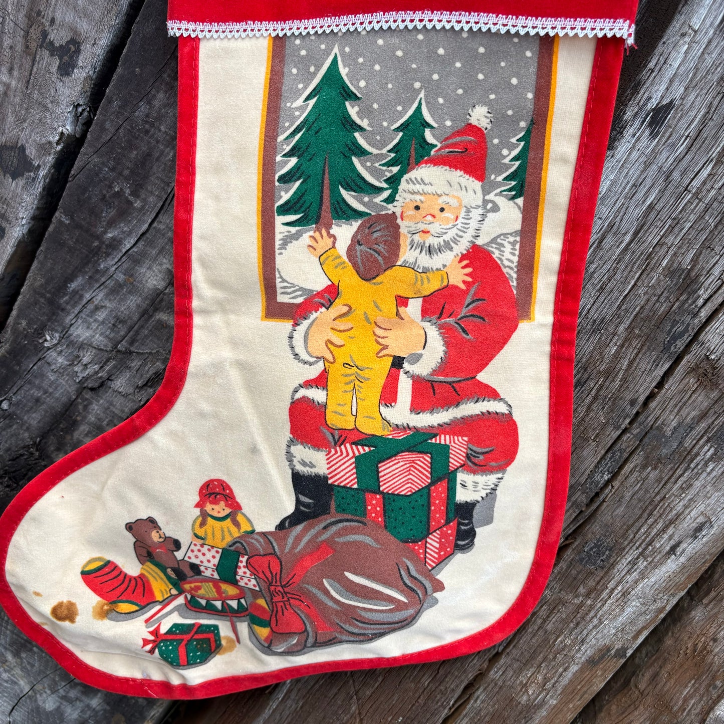 【1970s USA vintage】Christmas stockings