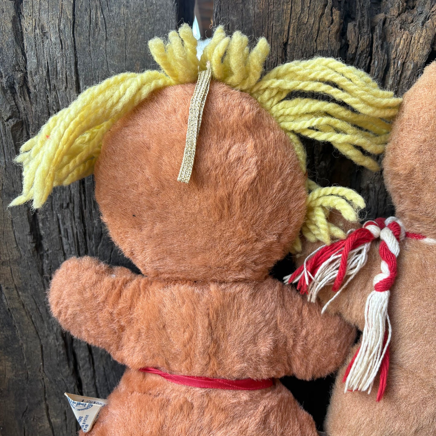 【1960s USA vintage】Knickerbocker Gingerbread Plush set